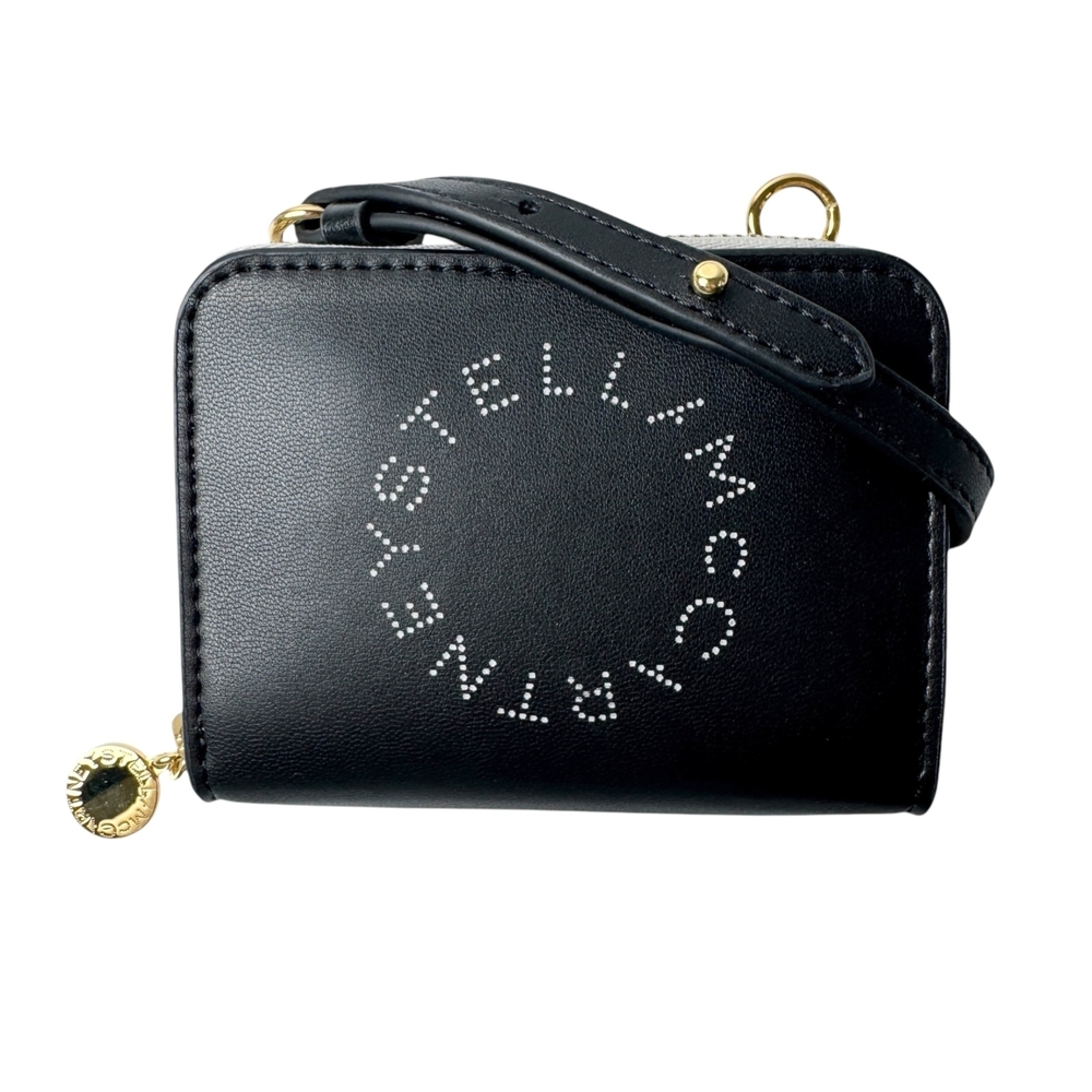 Stella McCartney STELLA McCARTNEY Zip-around business card holder/card case w...